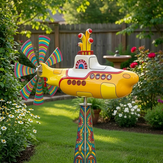 Yellow Submarine Wind Spinner