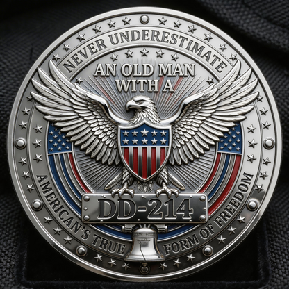 ⚡️Last Day 49% OFF - DD-214 Veteran Pride Challenge Coin 🇺🇸🪙🦅