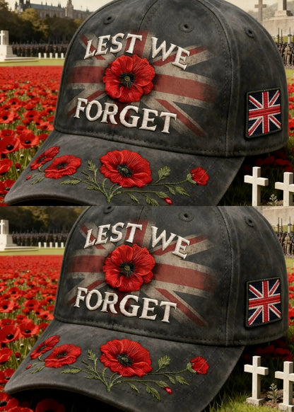 ❤️ Best Gift For Father 🌺 Lest We Forget Remembrance Memorial Cap🎁Buy 2 Free Shipping