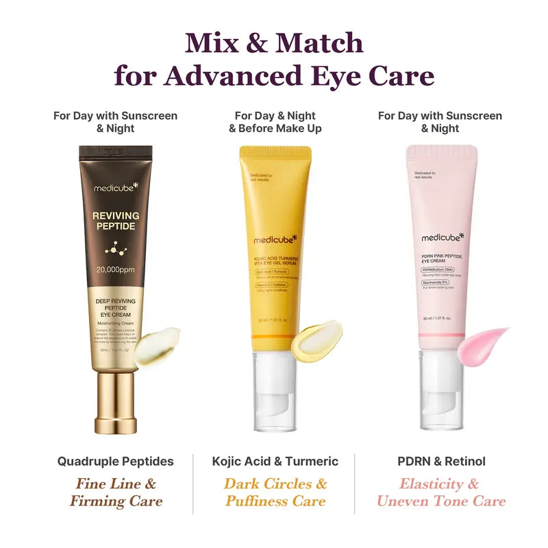 [NEW] Mix & Match Eye Serum Set – Brightening, Firming & De-Puffing Care for Smooth, Radiant & Youthful-Looking Eyes | Korean Skincare (K-Beauty)