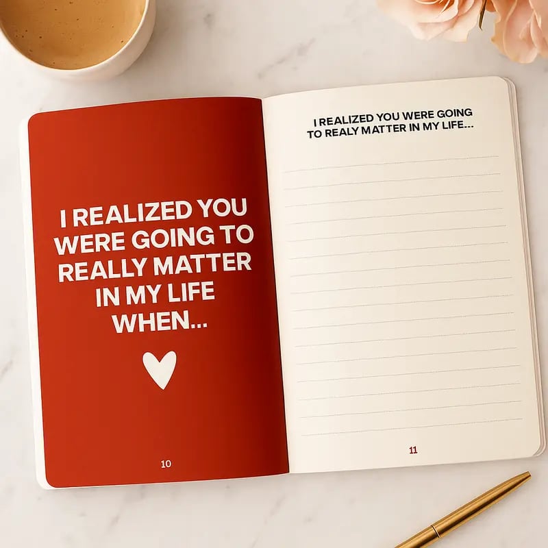 🌸Valentine's Day Hot Sale💕This Is Why You're Mine: A Couples Love Story Journal ✨