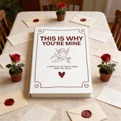 🌸Valentine's Day Hot Sale💕This Is Why You're Mine: A Couples Love Story Journal ✨