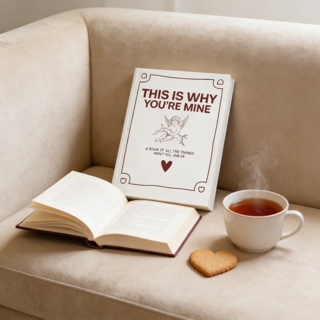 🌸Valentine's Day Hot Sale💕This Is Why You're Mine: A Couples Love Story Journal ✨