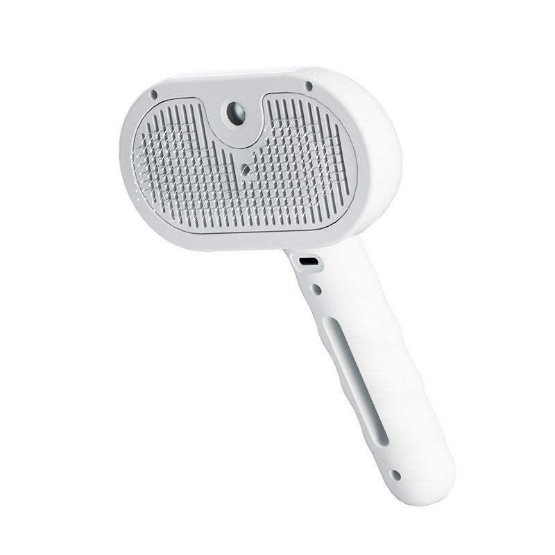 🐕‍🦺🐕‍🦺Natravor™ 3-in-1 Pet Steam Brush for Dogs, Cats  - Rechargeable Deshedding Comb with Stainless Steel Bristles🎉
