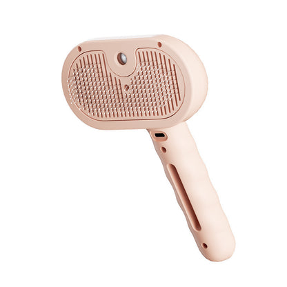 🐕‍🦺🐕‍🦺Natravor™ 3-in-1 Pet Steam Brush for Dogs, Cats  - Rechargeable Deshedding Comb with Stainless Steel Bristles🎉