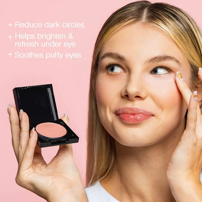 Under Eye Brightener, Conceal & Brighten Dark Circles, With Caffeine Peptides & Vitamin E, Brightens Dull, Tired Skin Color Correcting Brightener & Primer Reduces Appearance of Dark Circles