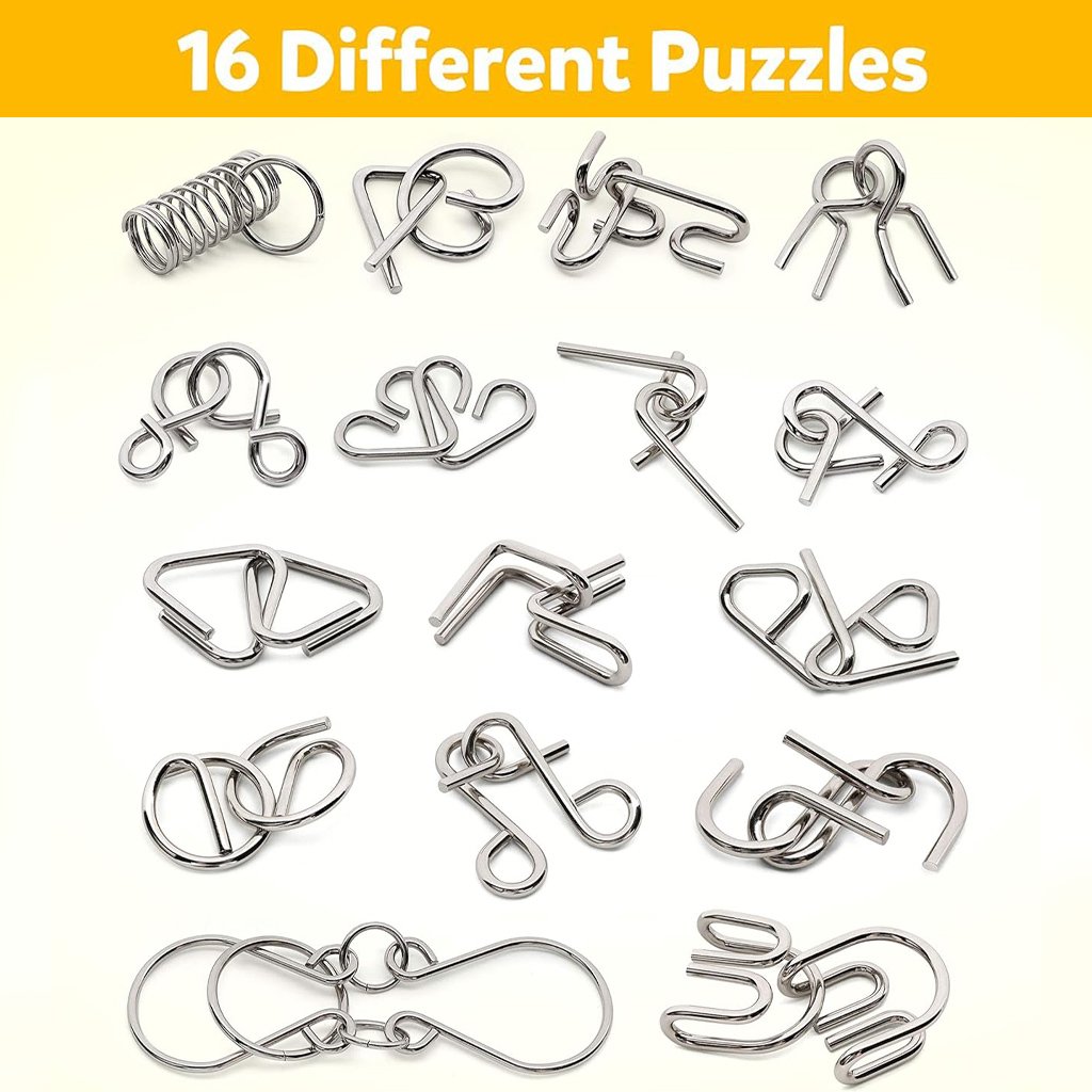 The Best Christmas Gift🎁 Metal Montessori Puzzle Solving